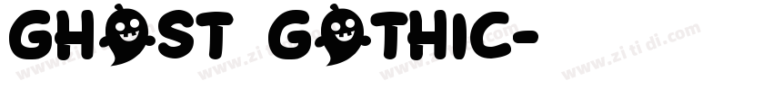Ghost Gothic字体转换